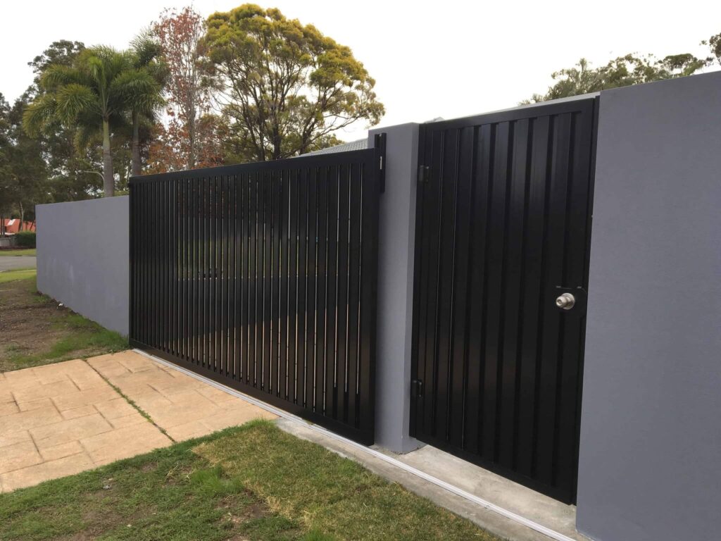 Vertical Slat Sliding Gate